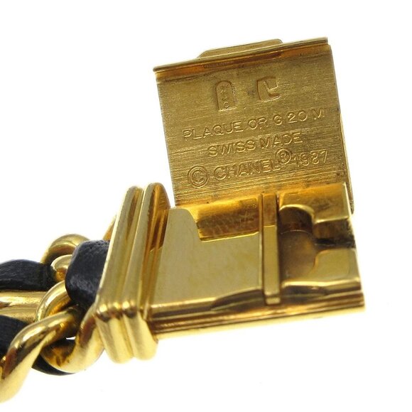Chanel Premiere F.X.64002 #XL Quartz Wristwatch Watch PLAQUE OR G 20M 88905 main image 5